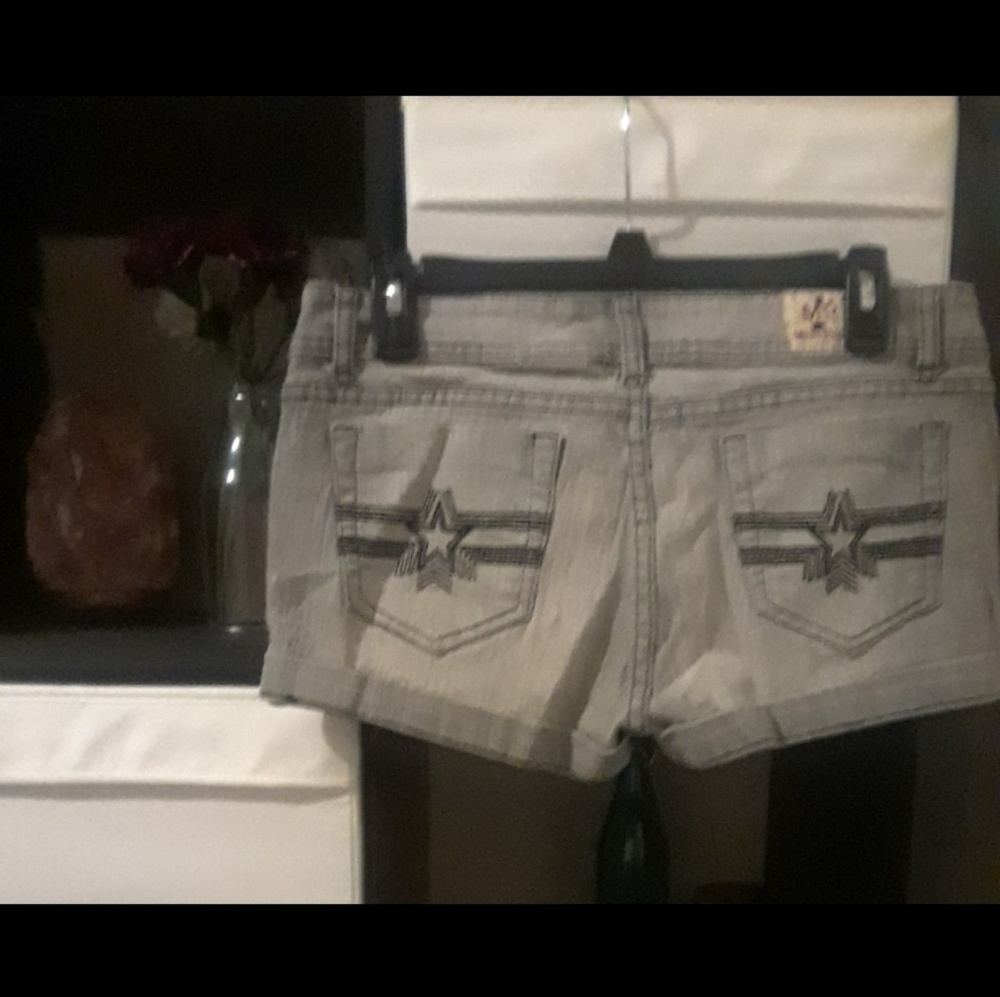 denim shorts